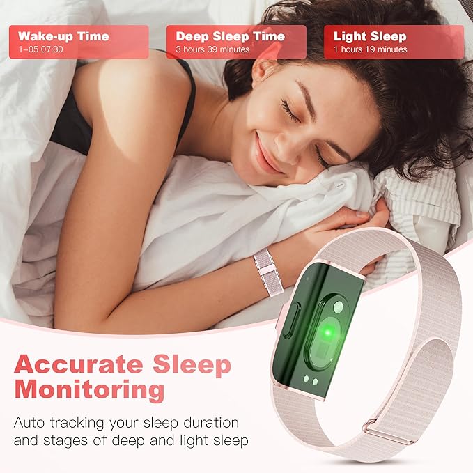 SEEKZERO Sleep Tracker, Activity & Fitness Trackers | Health Smart Bracelet 24/7 Heart Rate | Step & Calorie Counter | IP68 Waterproof Activity Tracker, Valentine’s Day Gifts for Family & Friends