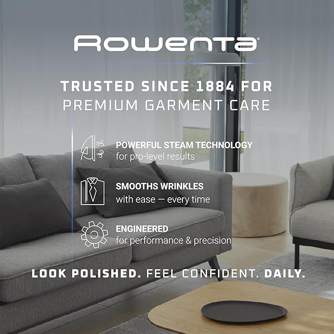 Rowenta Freemove Cordless Iron with Steam, 1600 Watts, Stainless Steel Soleplate, Rapid Heating, Portable Steamer for Clothes, Rechargeable for Wireless Ironing, Handheld Steamer Iron, Blue, DE6730
