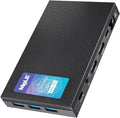 MeLE Quieter3C Fanless Mini PC, Celeron N5105, 8GB RAM, 128GB Storage, Full-Function USB-C, WiFi 5, Support Triple Screen Display, Slim Desktop on Industrial, Home, Office