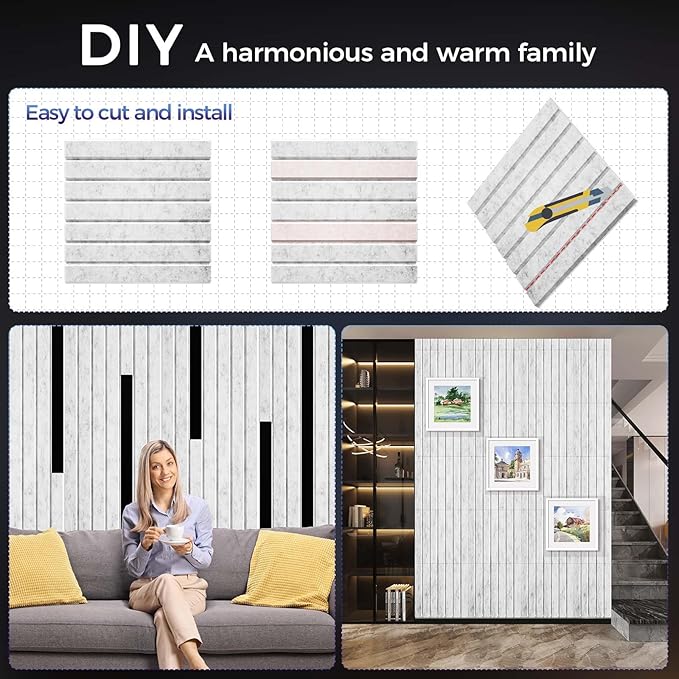 BSHEAD 12 Pack Large Fold Soundproof Wall Panels,12 x 12 x 0.47 in Sound Proof Foam Panels for Walls, 1.2lb/ft³ High Density, Thicker 0.47in, Acoustic Panels, Sound Dampening Panels Gray