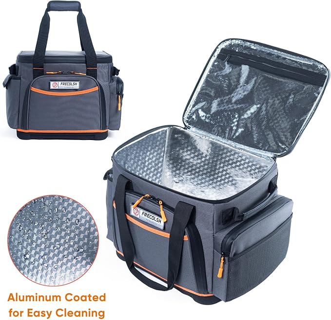 FRECOLSH Travel Carrying Case Compatible with Jackery Explorer 1000, Portable Power Station Storage Case with Water- proof Bottom and Pocket for Jackery Accessories Solar Generator Storage Bag Only