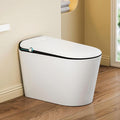 Eridanus Smart Toilet with Bidet Built in, One Piece Bidet Toilet for Bathrooms, Auto Open/Close with Digital Display, Foot Sensor Flush, Warm Water Wash & Dryer, Elongated Heated Seat, White & Black