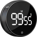 BlueSnail Kitchen Timer with LED Digital Display Smart Efficana for Home Classroom Gym Office, Volume and Brightness Adjustable Productivity Timer