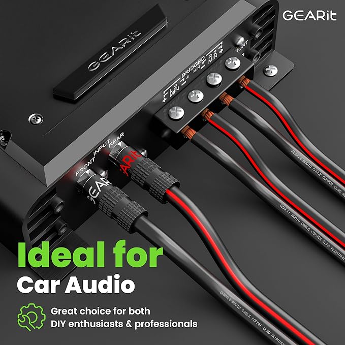 Speaker Wire 16 Gauge, GearIT Pro Series 16/2 AWG Speaker Cable (100 Feet / 30.48 Meters) Great Use for Home Theater Speakers and Car Speakers Black