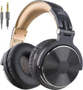 OneOdio Wired Over Ear Headphones Studio Monitor & Mixing DJ Stereo Headsets with 50mm Neodymium Drivers and 1/4 to 3.5mm Jack for AMP Computer Recording Podcast Keyboard Guitar Laptop - Grey