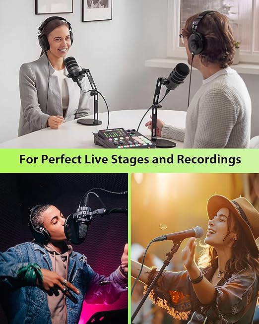 XLR Cables 125ft 1 Pack, Professional Gold-Plated Rean Connectors from Neutrik, Kevlar-Reinforced Nylon Braided Microphone Cable, Mic Cable, Durable Shielded and Balanced XLR Male to Female Cord