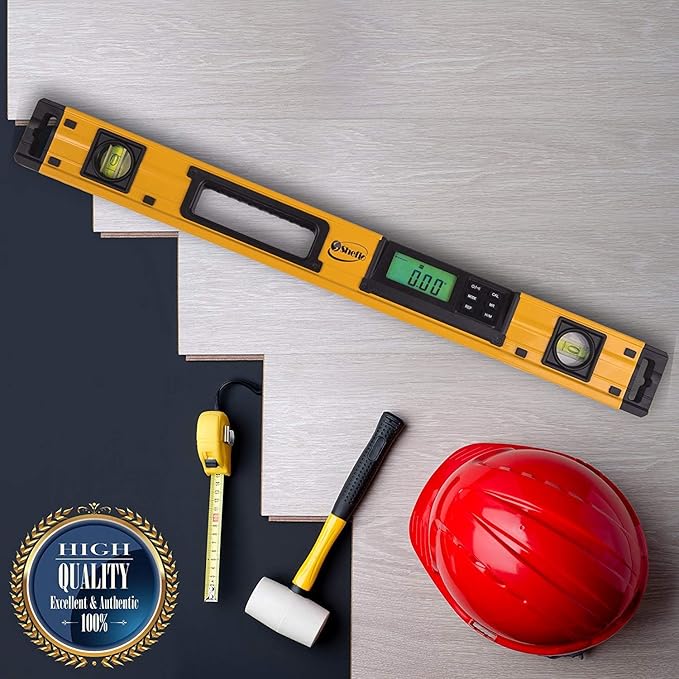 Smart Level 24 Inch Digital Level: Blending Accuracy And Practicality - Electronic Level Tool, Master Precision, With Batteries & Case