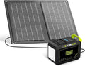 MARBERO 88.8Wh Solar Generator with 21W Solar Panel Included Portable Power Station 80W 110V 120W Max for Camping Outdoor Hiking Fishing Emergency