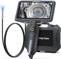Teslong Ultra-Thin 3.9mm Industrial Endoscope with Lights, 6" IPS Screen Hnadle Borescope Automotive Mechanic Inspection Camera with 6000mAh Battery, 5FT Flexible Waterproof Gooseneck Probe