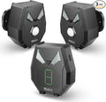 Solar Wireless Driveway Alarm, Outdoor Motion Sensor Detector Alarms Driveway Alert System 2000ft Long Range with Rechargeable Battery, Outside Weatherproof/Expandable (1 Receiver and 2 sensors)