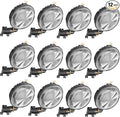 AIKVSXER 200W LED Barn Light 30000LM Dusk to Dawn LED Outdoor Area Security Light with Photocell IP66 Waterproof 6500K Daylight for Yard Street Farm Garden Garage 12 Pack