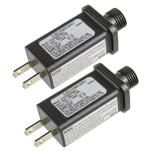 SIGANDG 4.5V 2.7W LED Transformer Replacement Class 2 Power Supply for Christmas String Light Inflatable Decorations LED Controller IP44 Waterproof Low Voltage