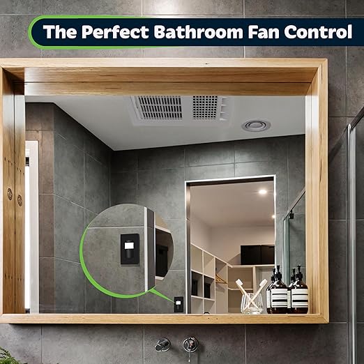 TOPGREENER PIR Motion Sensor Light Switch, Occupancy & Vacancy Motion Sensor Switch, Operable Without Ground Wire, No Neutral Wire, Single Pole, TDOS5-HL-BK-2PCS, Black