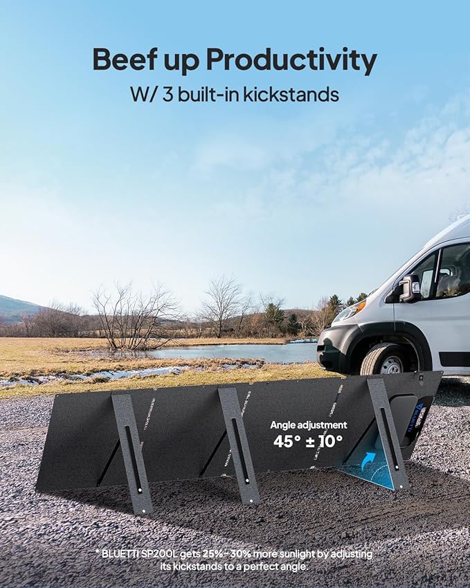 BLUETTI Elite 100 V2 Solar Generator with 200W Solar Panel (Ships Separately), Portable Power Station 1024Wh w/ 4 1800W AC Outlets, 35% Smaller, Ideal for Camping, Emergencies, Backup Power