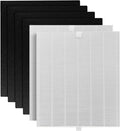 Bagean AP-1512HH Filter Compatible with Coway Airmega AP-1512HH & 200M Air Purifier - Fit Coway Filter Replacement - H13 True HEPA Filters Removes 99.97% particles Freshens the Air (2 HEPA + 4 Carbon)