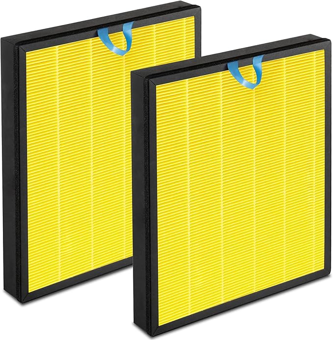 NXBHG Vital 100S Pet Replacement Filter Compatible with Levoit Smart WiFi Vital 100S Air Puri-fier, 3-in-1 Replacement Filter and High-Efficiency Activated Carbon Filter, Vital 100S-RF, 2 Pack.