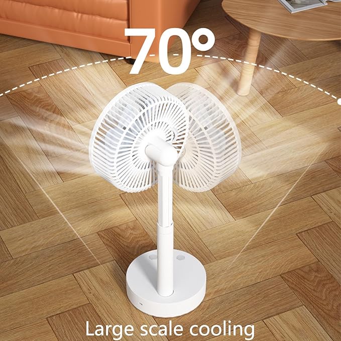 AriKroii USB Desk Fan with Adjustable Tilt 90 Rotation,Ultra-quiet but High Efficient, 3 Speeds Wind Cooling Fan Desktop Consoles with USB Charging, for Cooling Home Office Car Summer Travel