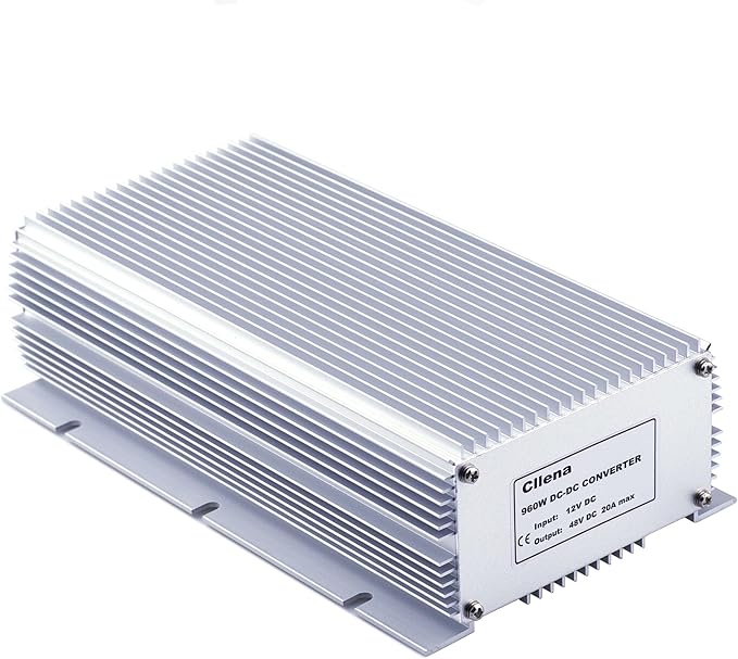 Cllena DC/DC 12V to 48V Boost Converter 20A 960W Step Up Voltage Regulator Module Car Power Supply Voltage Transformer (Input 10V-16V)