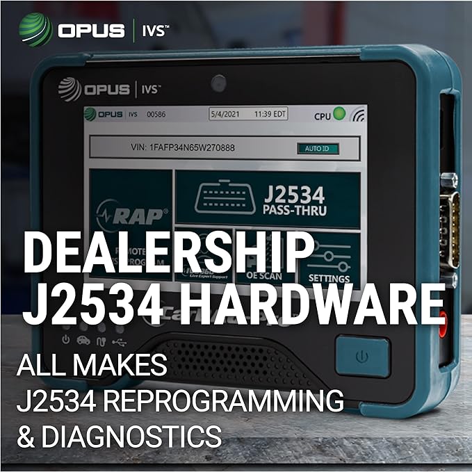 Opus IVS CarDAQ-Pro All Makes J2534 Reprogramming Tool and Remote Assisted Programming Plus IVS360