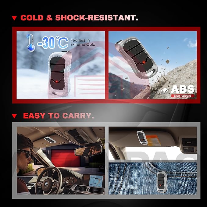 2 for Genie Garage Door Opener Remote G3T-A G3T-R G3T-BX Intellicode【10-Years-Warranty】