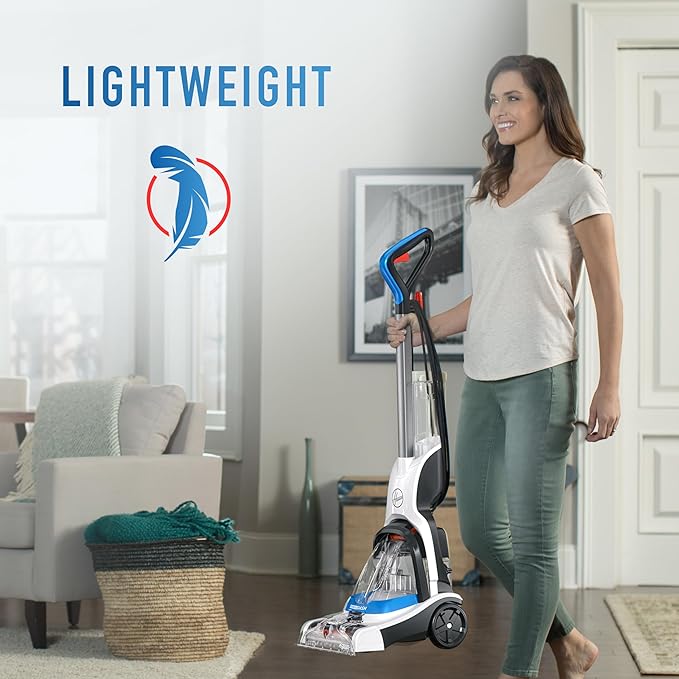 Hoover PowerDash Pet Compact Carpet Cleaner Machine, Lightweight Carpet Shampooer Machine, Pair with a Hoover Carpet Cleaner Solution for a Bright, Refreshed Home
