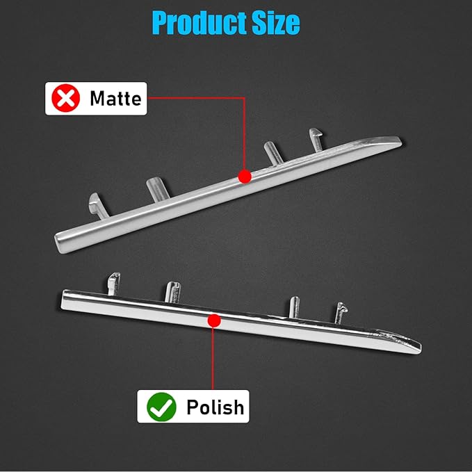 Jaronx Compatible with Mercedes Benz AC Button Trim E Class W212, Temperature Climate Control Button Sliver Chrome Trim for E Class W212 E63 AMG E250 E350 E400 E550 2010-2017(Polished)