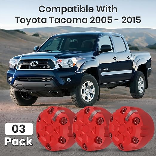 2nd Gen Tacoma Accessories AC Knob Upgrade - 2005,2006,2007,2008,2009,2010,2011,2012,2013,2014,2015 Tacoma Climate Control Dial Mods Set - 2nd Gen Tacoma Mods - for Toyota Interior Replacement Kit