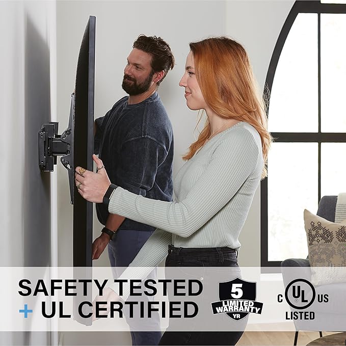 SANUS Vuepoint Extend + Tilt TV Wall Mount for TVs 32"-90" up to 110 lbs