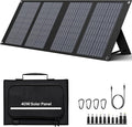 40W Solar Panel EnginStar 40 Watt Foldable Solar Panel for Portable Power Station w/QC3.0 USB Port for Phone Laptop 12-15V DC Output(10 Connectors) for Outdoor Camping RV Off Grid