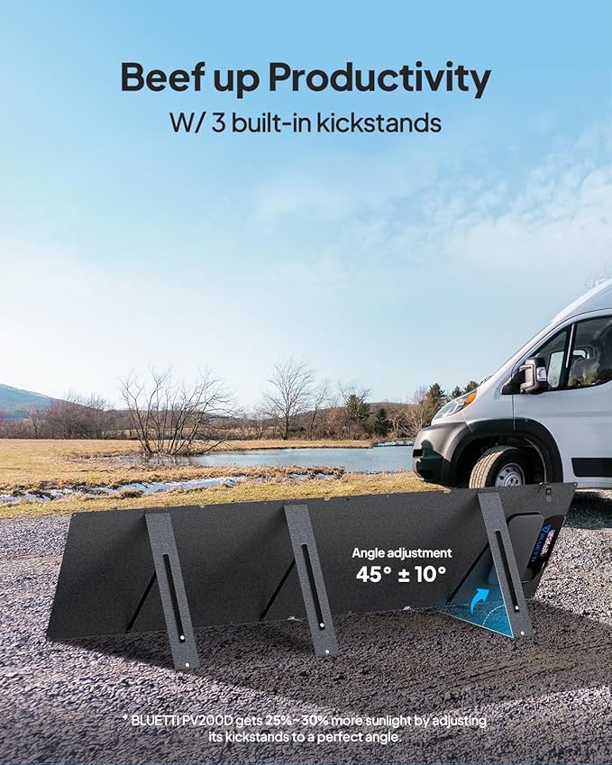 BLUETTI Solar Generator Elite 100 V2 with 2 200W Solar Panel (ship separately), 1024Wh Portable Power Station w/ 4 1800W AC Outlets, 35% Smaller, Ideal for Camping, Emergencies, Backup Power