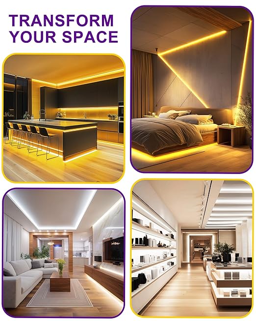 HitLights LED Driver and Dimmer Switch in One 60W, 120V AC to 12V DC, Compatible with Most Solid Color 12V Strip Tape Lights, UL Listed, Single-Pole/3-Way, EZDim Pro, White