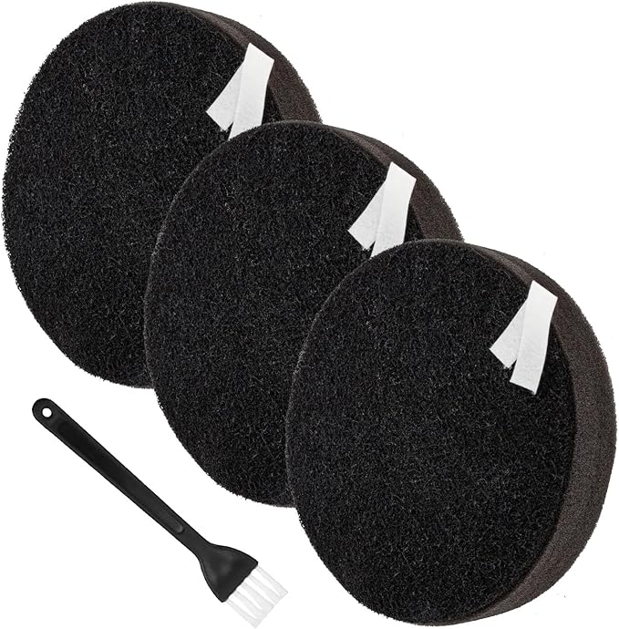 3 Pack Replacement Vacuum Cleaner Filter Compatible with Bissell CleanView Upright Vacuum 1214 2252 2486 2489 2254 22543 24899 27909 2259 2260 Filters Replacement Part #1608225