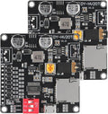 AITIAO 2PCS 20W Voice Playback Module MP3 Music Player DC 6-35V 12V/24V Sound Board USB Downloadable Music Player 24-bit DAC Output MP3 WAV Support TF Card 32GB for Broadcast Device