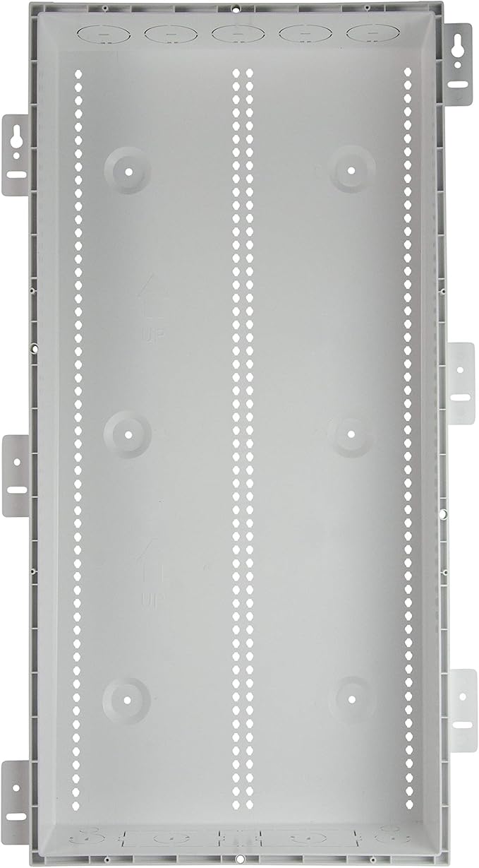 Legrand - On-Q 30 Inch Media Enclosure, WiFi Electrical Box, Cable Management Box for Distribution of Networking Service, Recessed Media Box Lets Signal Through, White, ENP3050NA