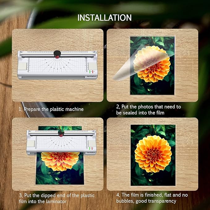 Lamtetur Thermal Laminating Pouches 9"x11.5" Inches, Holds 8.5 x 11 Inch Sheets,5mil 200Pack Hot Laminate Films, Clear Laminator Papers, Letter Size Lamination Sheets (125Mic 200Pcs)