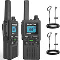 SAMCOM Walkie Talkies for Adults Long Range Rechargeable 2 Pack FWCN30A 2 Way Radios, Hiking Camping Gear for Family USB Charging 1250mAh NOAA Weather Alert