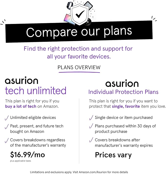 ASURION 3 Year Electronics Protection Plan ($500 - $599.99)