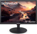 SKitphrati 19 Inch HD (1440 x 900) PC Monitor, Computer Monitor with HDMI VGA AV BNC USB Ports, 60Hz, 5Ms, VESA, Build-in Speakers, LED Display for Laptops and Desktops Office Home
