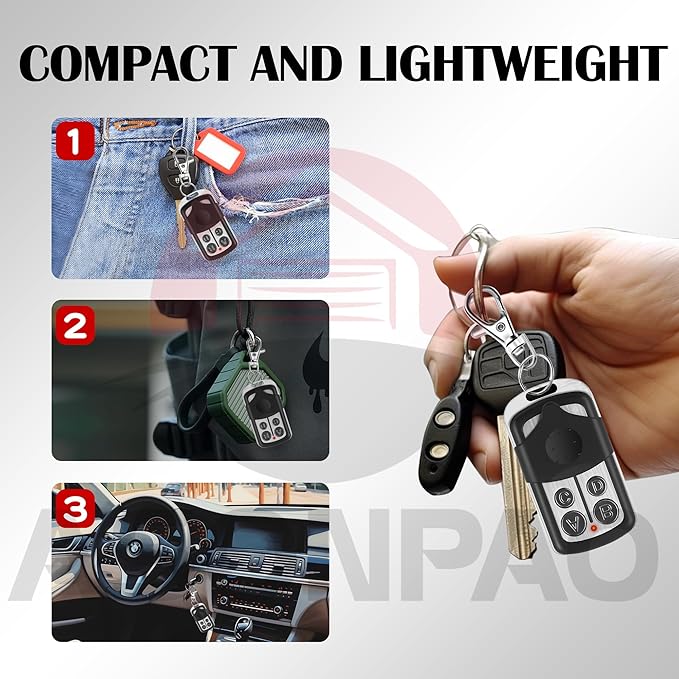 2 for Genie & Overhead Door Garage Door Opener Remote G3T-R G3T-A O3T-BX O3T-A【10-Year-Warranty】