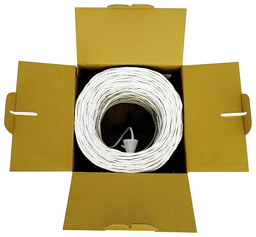 Rockville RCC14-500-2 14 AWG 500ft CCA Speaker Wire, CL2 Rated, in-Wall/Ceiling, 70V Compatible, Flexible Jacket, Easy Installation, for Home Theater and Commercial Audio