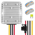 SUPERNIGHT 48V 36V to 12V Voltage Converter 240W 20A Regulator Step Down to 12V DC- DC Convert Reducer with Fuse Waterproof Power Supply Transformer Module for Golf Cart Scooters