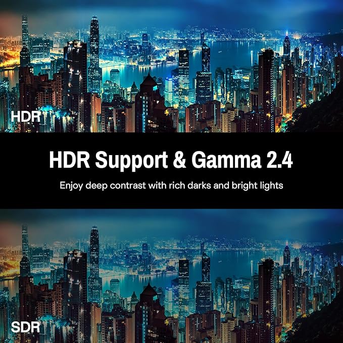 KOORUI 32 inch 4K Computer Monitor with HDMI 2.0 Displayport 1.4 Speakers, 60Hz VESA HDR Support Desktop Monitor Comptatible Free-Sync, G-Sync, Adaptive Sync for Office & Home