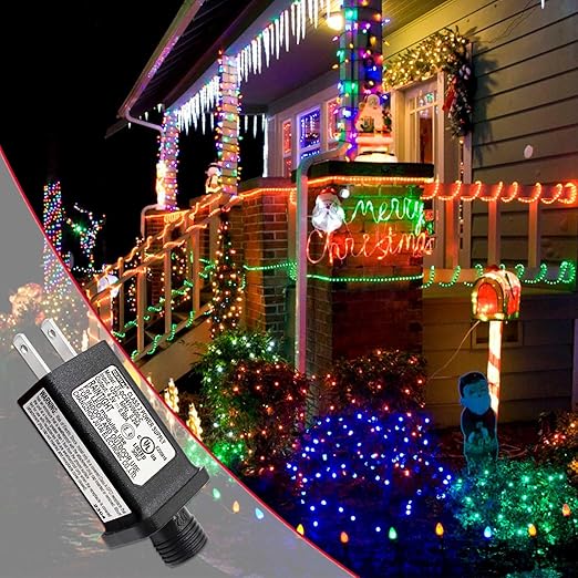 4.5V 0.6A Replacement LED Transformer Class 2 Power Supply Adapter Ip44 LED Light Controller Low Voltage Transformer for Halloween Christmas String Light Inflatable Decorations (4.5V2.7W 1PCS)