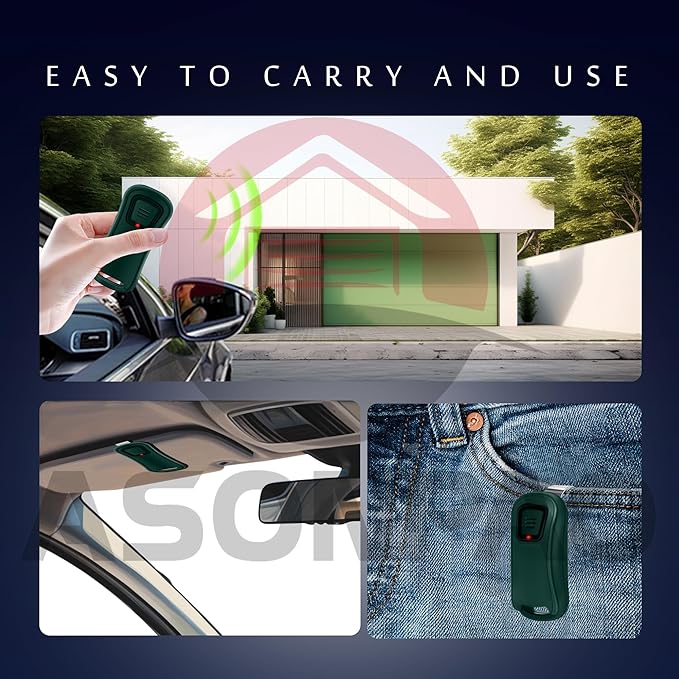 2 for Genie Overhead Door Garage Door Opener Remote G1T-BX O1T-BX Intellicode (10-Year-Warranty)