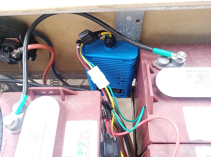 Shu-Ran Golf Cart Voltage Reducer Voltage Converter 36V or 48V to 12V, 30 Amp 350 Watts Regulator DC Power Reducer for EZGO Club Car Yamaha