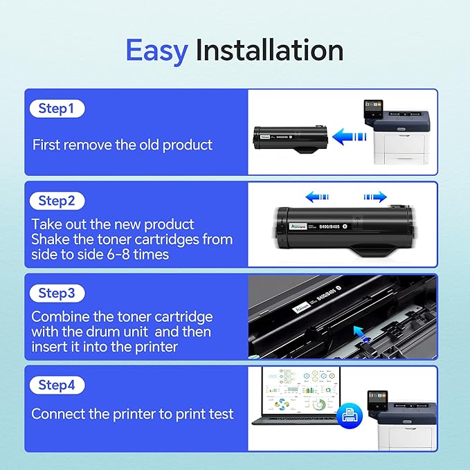 B400 B405 Drum Cartridge for Xerox Versalink B400/B405 101R00554 Drum Unit for VersaLink B405 B400 B400DN B400N B405N B405DN Printer Black (No Toner)
