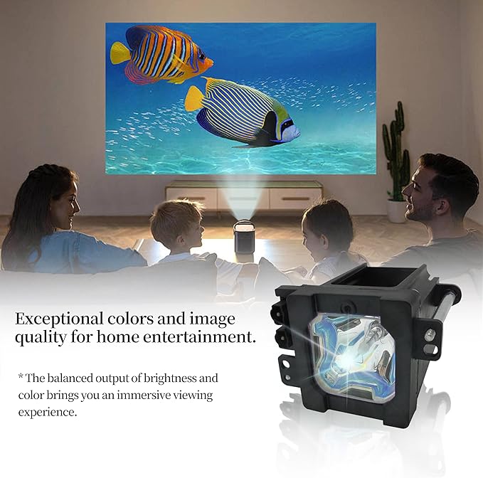 SORNEICDR TS-CL110UAA Replacement Projector Lamp Bulb Compatible with JVC HD-52FA97 HD-52G456 HD-52G566 HD-52G576 HD-52G586 HD-52G587 HD-52G657 HD-52G786 52G787, with Housing
