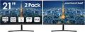Packard Bell airFrame 21" FHD Monitor, 1920x1080, Ultrawide, VESA Mount, Tilt Adjust, HDMI/VGA, Slim Bezel, for Home, Office, and Light Gaming - 2 Pack