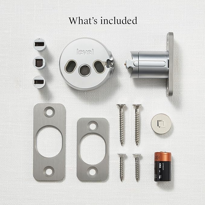 Level Bolt (Wi-Fi) Smart Deadbolt - Make Your Lock Smart & Keep Existing Hardware and Keys - Lock/Unlock from Anywhere - Level App for iOS & Android - Works with Apple Home, Alexa & Google, White