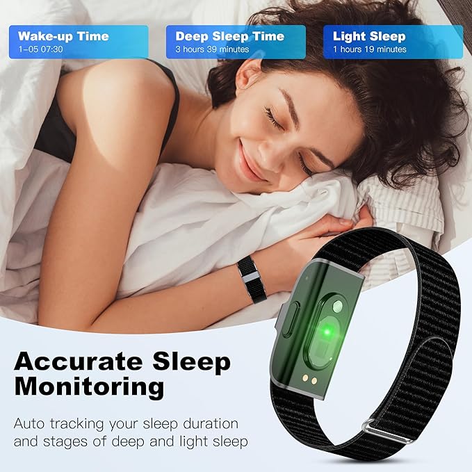 SEEKZERO Sleep Tracker, Activity & Fitness Trackers | Health Smart Bracelet 24/7 Heart Rate | Step & Calorie Counter | IP68 Waterproof Activity Tracker, Valentine’s Day Gifts for Family & Friends